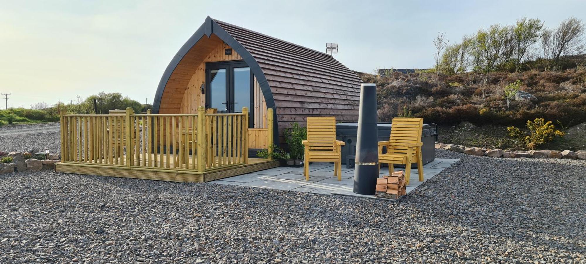 Ferienwohnung Loch Ewe Luxury Pods Mellon Charles Exterior foto